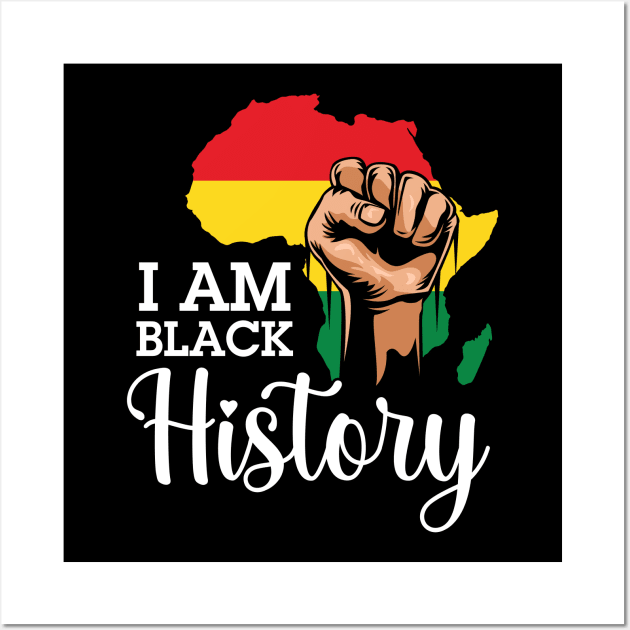 Afrinubi - I Am Black History Wall Art by Afrinubi™